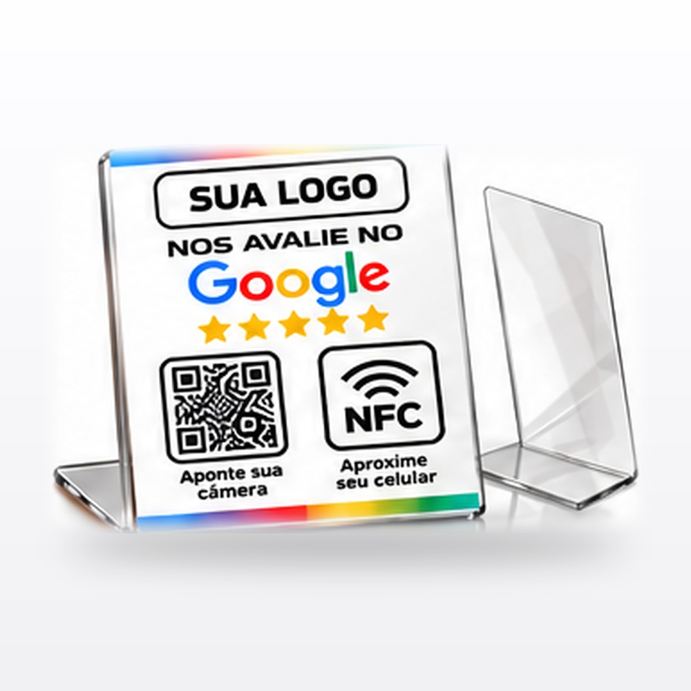 Placa Personalizada — Branca