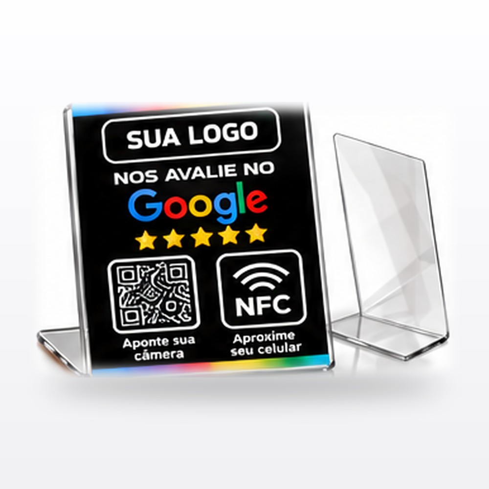 Placa Personalizada — Preta